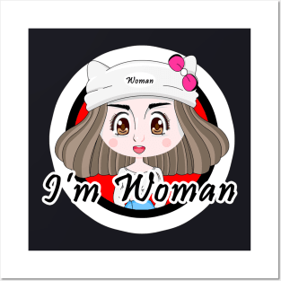 i'm woman Posters and Art